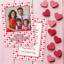 Happy Valentine's Day Hört Custom Foto und Text