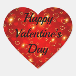 Happy Valentine's Day Hört Ihren Text 20 STICKER