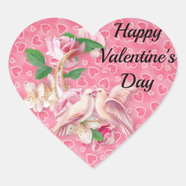 Happy Valentine's Day Hört Ihren Text 20 STICKER