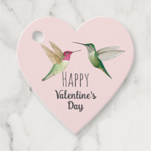 Happy Valentine's Day Hummingbirds Geschenkanhänger