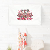 Happy Valentines Day Hund Banner (Insitu)