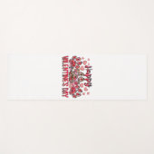 Happy Valentines Day Hund Yogamatte (Vorderseite (Horizontal))