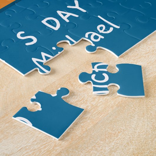 Happy Valentine's Day I Dig You Funny Modern Liebe Puzzle (Seite)