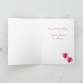 Happy Valentine's Day! I Love You! Cute Sheeps Karte (Innenseite)