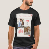 Happy Valentine's Day Ihr Foto T-Shirt (Vorderseite)