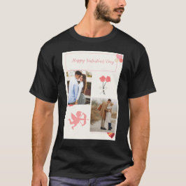 Happy Valentine's Day Ihr Foto T-Shirt
