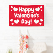 Happy Valentine's Day im Freien Banner-Zeichen Banner (Insitu)
