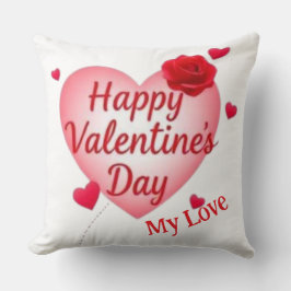 Happy Valentine's Day Individuelle Name Kissen