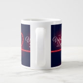 Happy Valentine's Day Jumbo-Tasse (Rückseite)