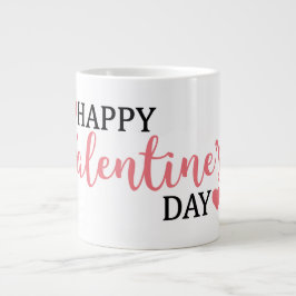 Happy Valentine's Day Jumbo Tasse
