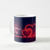 Happy Valentine's Day Kaffeetasse (Vorderseite Links)