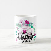Happy Valentine's Day Kaffeetasse (Mittel)
