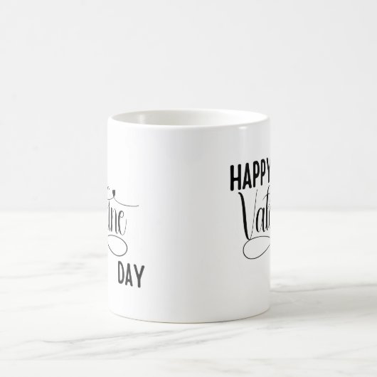 Happy Valentines Day Kaffeetasse (Mittel)