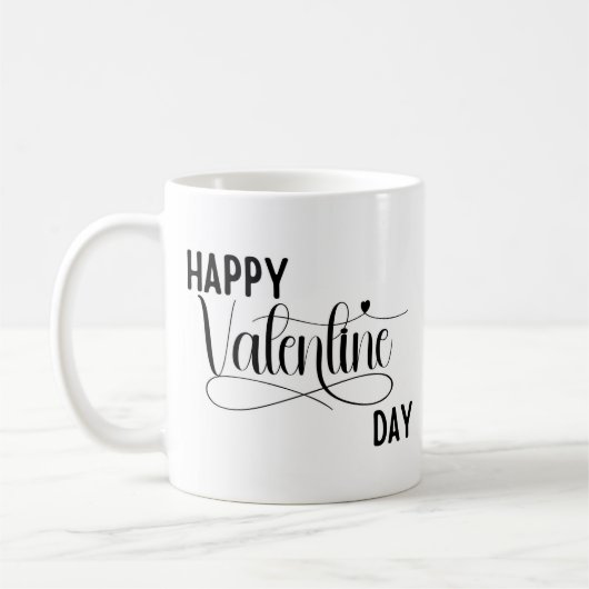 Happy Valentines Day Kaffeetasse (Links)