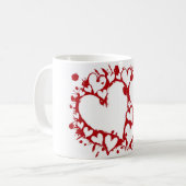 Happy Valentine's Day Kaffeetasse (Vorderseite Links)