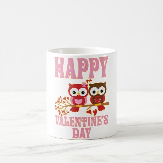 Happy Valentine's Day Kaffeetasse (Mittel)
