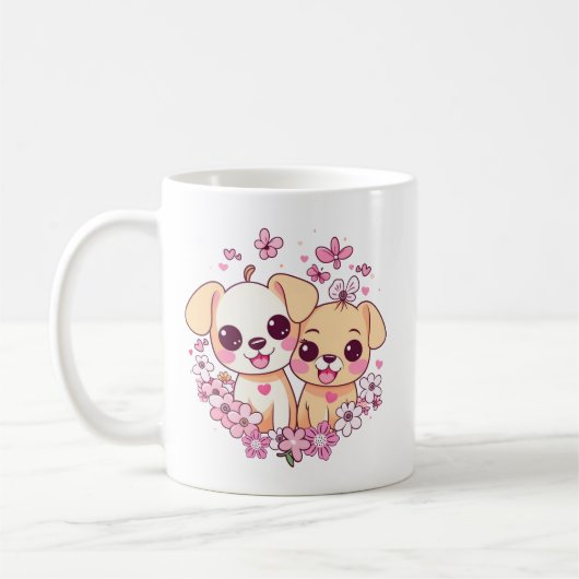 Happy Valentine's Day Kaffeetasse (Links)