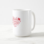 Happy Valentine's Day Kaffeetasse (VorderseiteRechts)