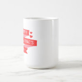 Happy Valentines Day Kaffeetasse (Mittel)