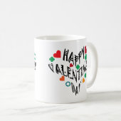 Happy Valentine's Day Kaffeetasse (VorderseiteRechts)