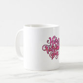 Happy Valentine's Day Kaffeetasse (Vorderseite Links)