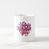 Happy Valentine's Day Kaffeetasse (Mittel)