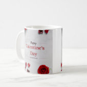 Happy Valentine's Day Kaffeetasse (Vorderseite Links)
