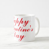 Happy Valentine's Day Kaffeetasse (VorderseiteRechts)