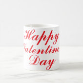 Happy Valentine's Day Kaffeetasse (Mittel)