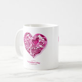 Happy Valentine's Day Kaffeetasse (Vorderseite Links)