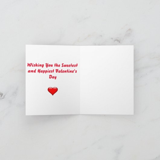 Happy Valentine's Day Karte (Innenseite)