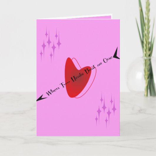 Happy Valentines Day Karte (Vorderseite)