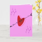 Happy Valentines Day Karte (Gelbe Blume)