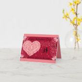 Happy Valentines Day Karte (Gelbe Blume)