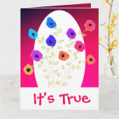 Happy Valentines Day Karte (Gelbe Blume)