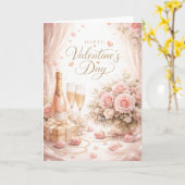 Happy Valentine's Day  Karte (Gelbe Blume)