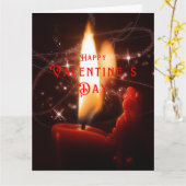 Happy Valentines Day Karte (Gelbe Blume)