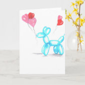 Happy Valentines Day Karte (Gelbe Blume)