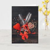 Happy Valentines Day Karte (Gelbe Blume)