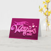 Happy Valentines Day Karte (Gelbe Blume)