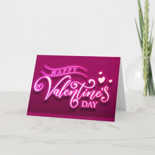 Happy Valentines Day Karte (Vorderseite)