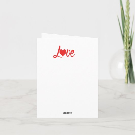 Happy Valentine's Day Karte (Rückseite)