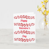 Happy Valentine's Day Karte (Gelbe Blume)