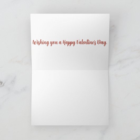 Happy Valentine's Day Karte (Innenseite)