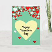 Happy Valentine's Day Karte (Vorderseite)
