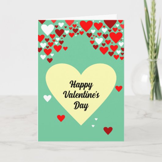 Happy Valentine's Day Karte (Vorderseite)