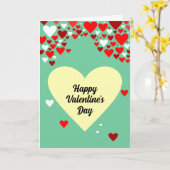 Happy Valentine's Day Karte (Gelbe Blume)