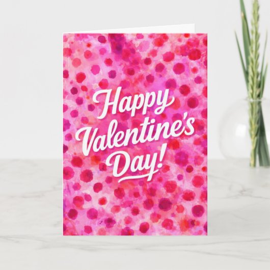 Happy Valentine's Day Karte (Vorderseite)