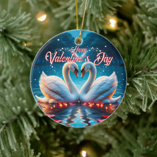 Happy Valentine's Day Keramik Ornament