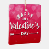 Happy Valentine's Day Keramikornament (Rechts)